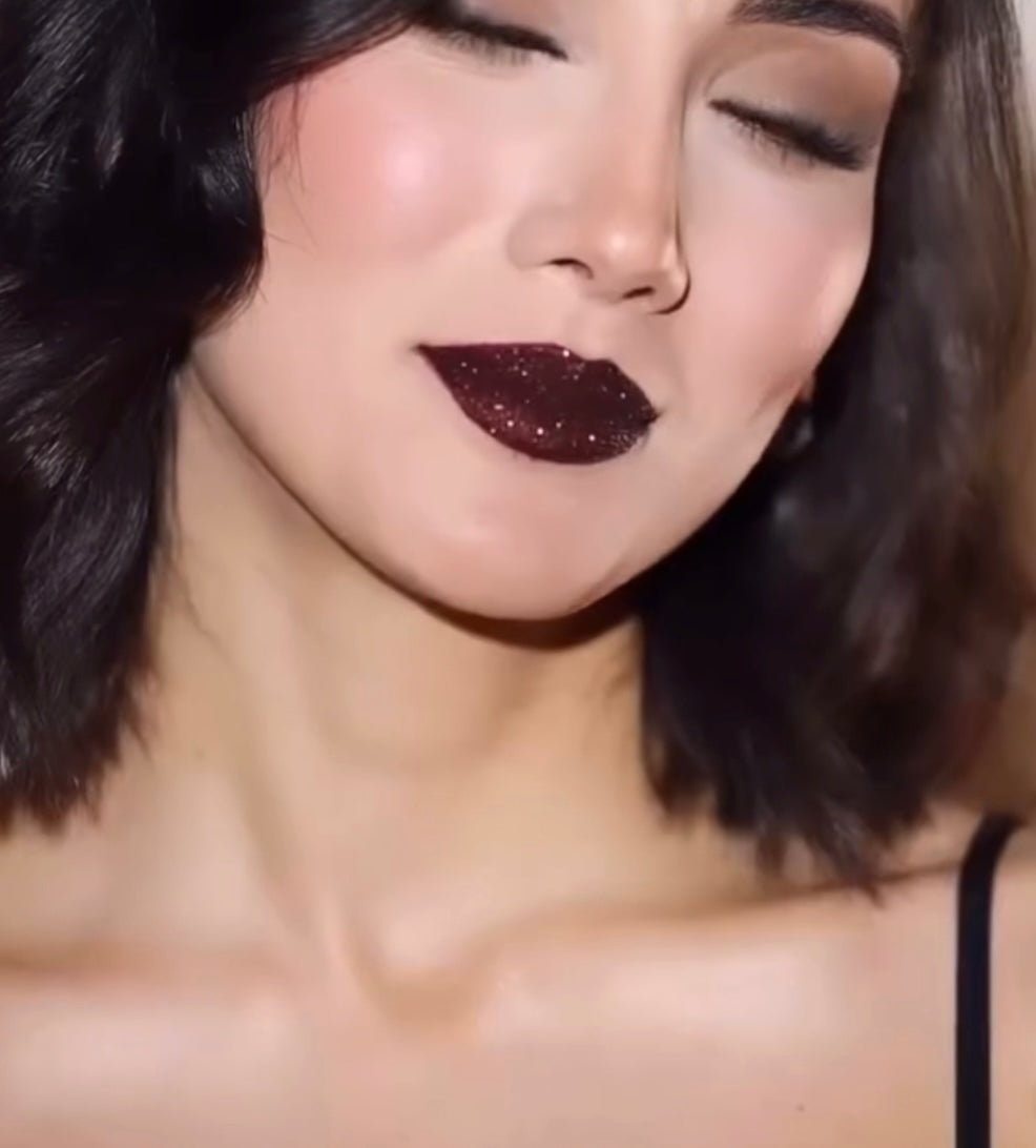 Kawaii Kisses Glitter Lip kit : Sugar Plum