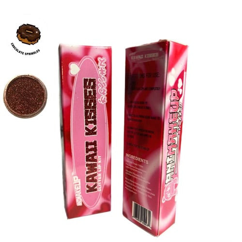 Kawaii Kisses Glitter Lip Kit : Chocolate Sprinkles